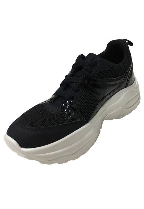 Zapatilla Ecocuero ZAY78 Negro-3