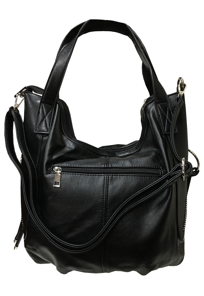 Cartera Cuero Ecológico CRR98 Negro-1