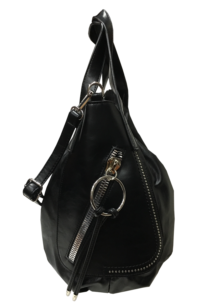 Cartera Cuero Ecológico CRR98 Negro-2