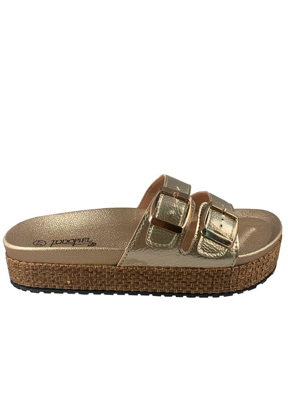 Sandalia Ecocuero ZAU77 Dorado-0