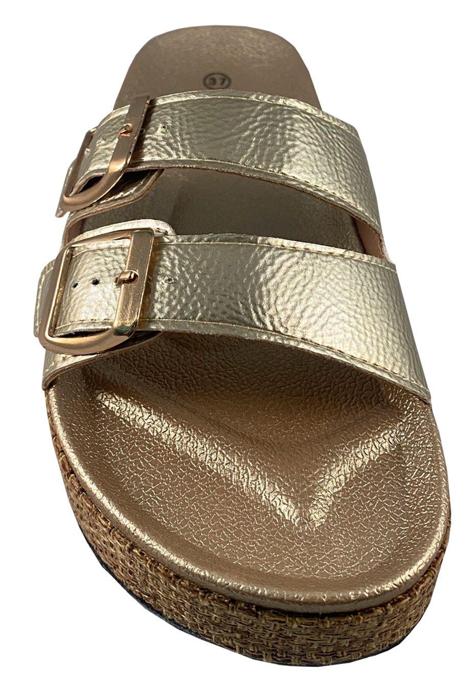 Sandalia Ecocuero ZAU77 Dorado-2