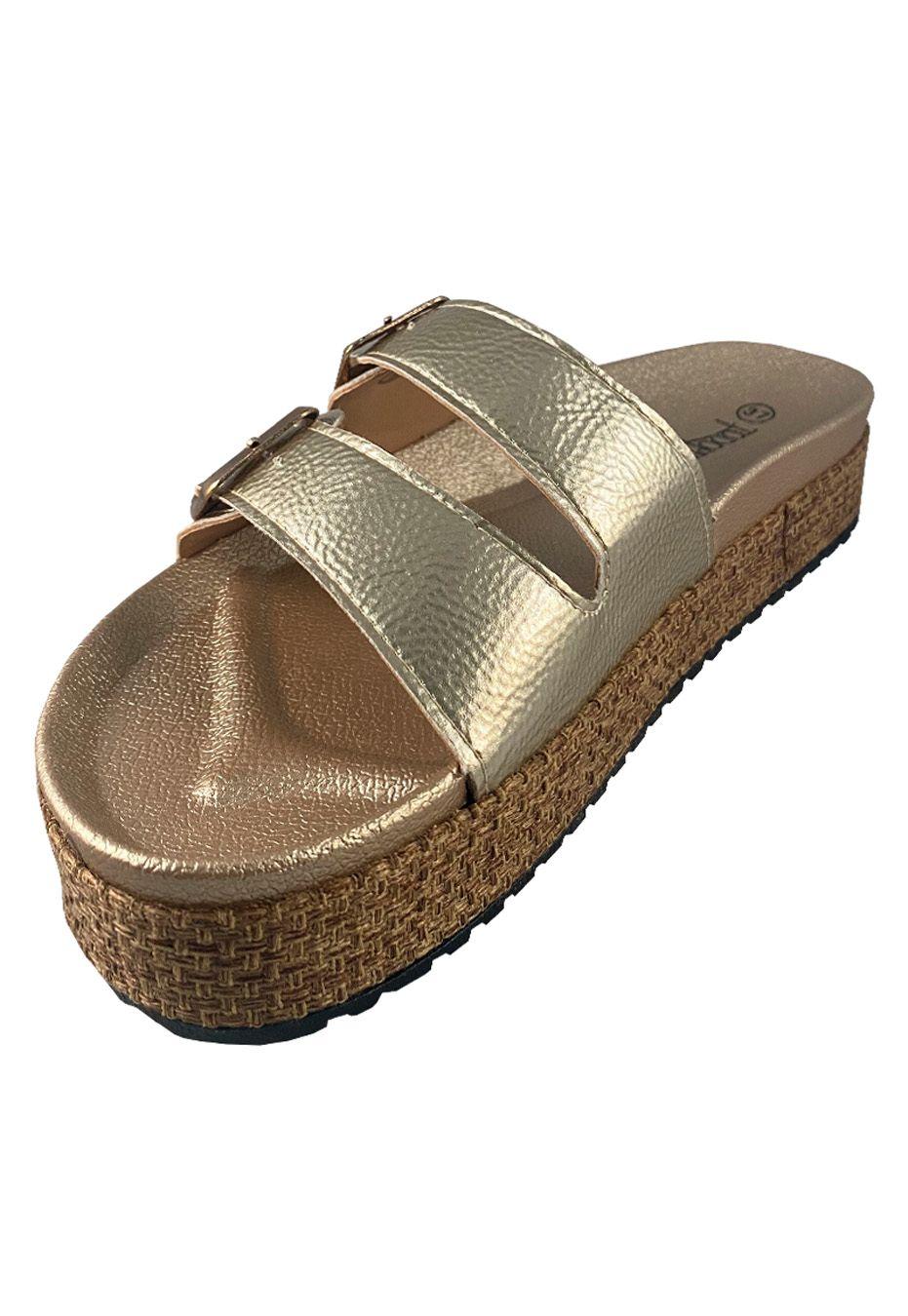Sandalia Ecocuero ZAU77 Dorado-3