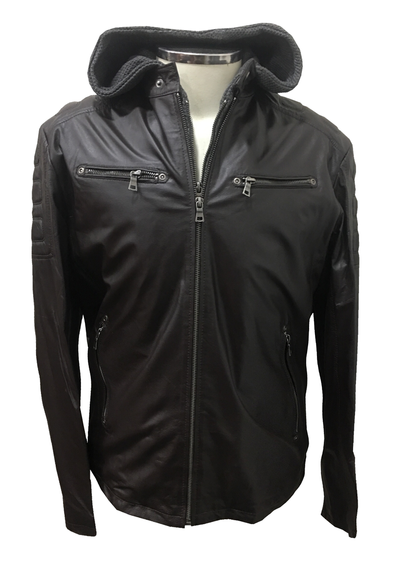Chaqueta Cuero CHF62 Café-1