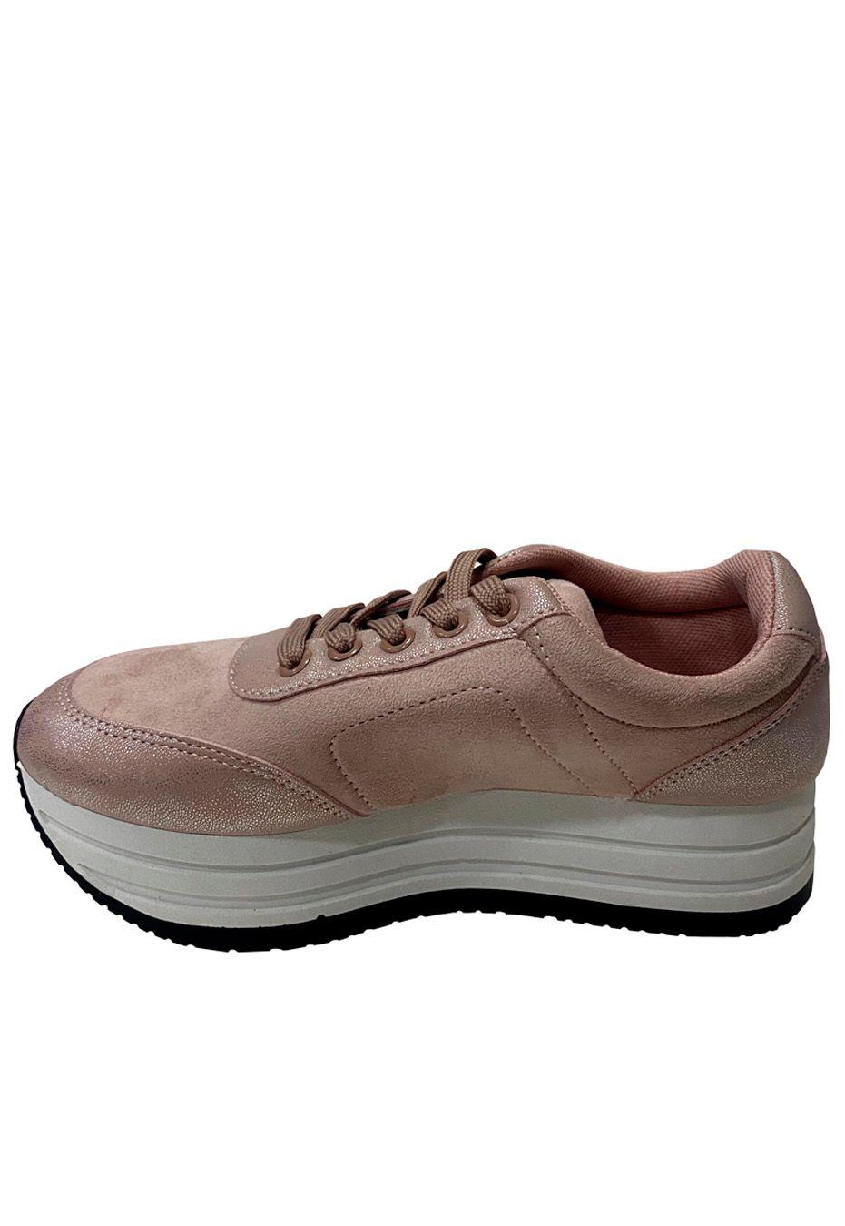 Zapatilla Gamuza Ecológica ZAY75 Rosa-4