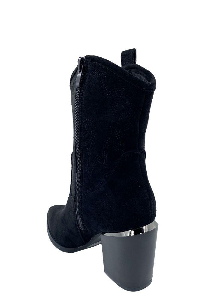 Botin ZAZ87 Ecocuero Negro-5