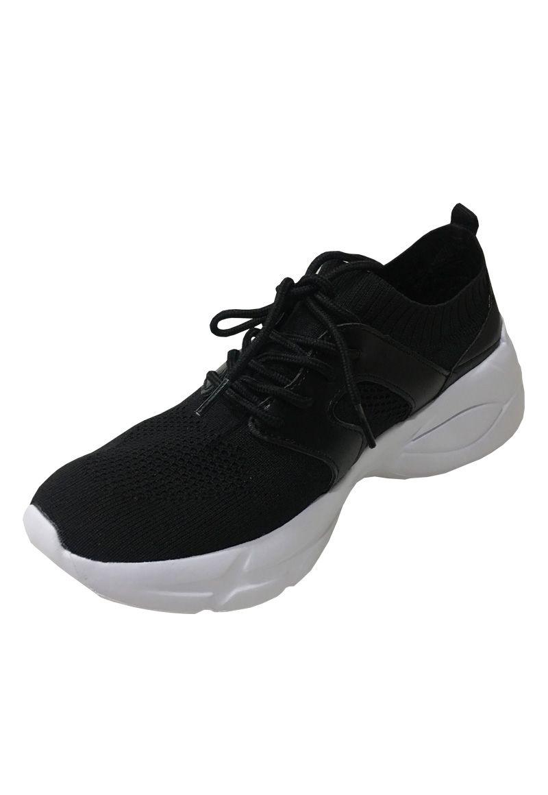 Zapatilla Tela ZAX19 Negro-3