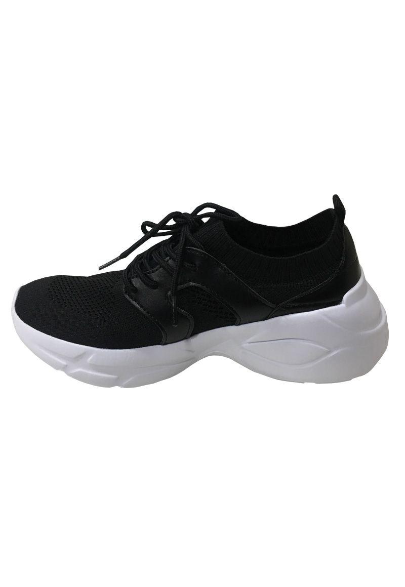 Zapatilla Tela ZAX19 Negro-4