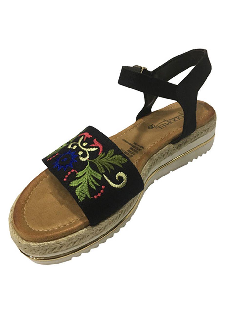 Sandalia Tela ZAV88 Negro-3