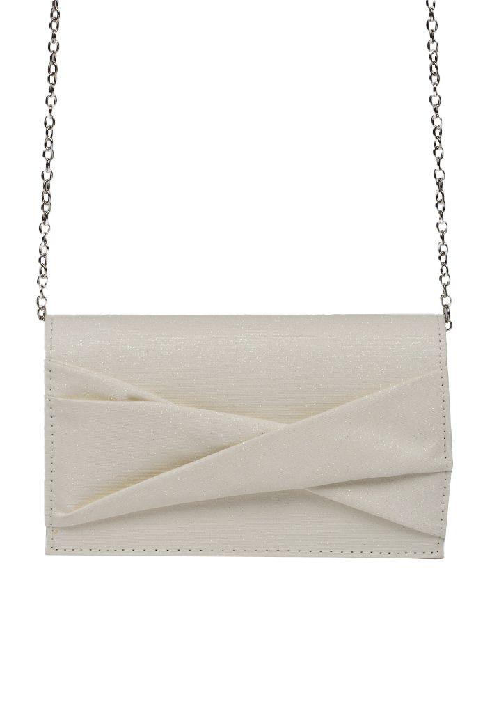 Cartera de fiesta CRX18 Blanco Tela-0