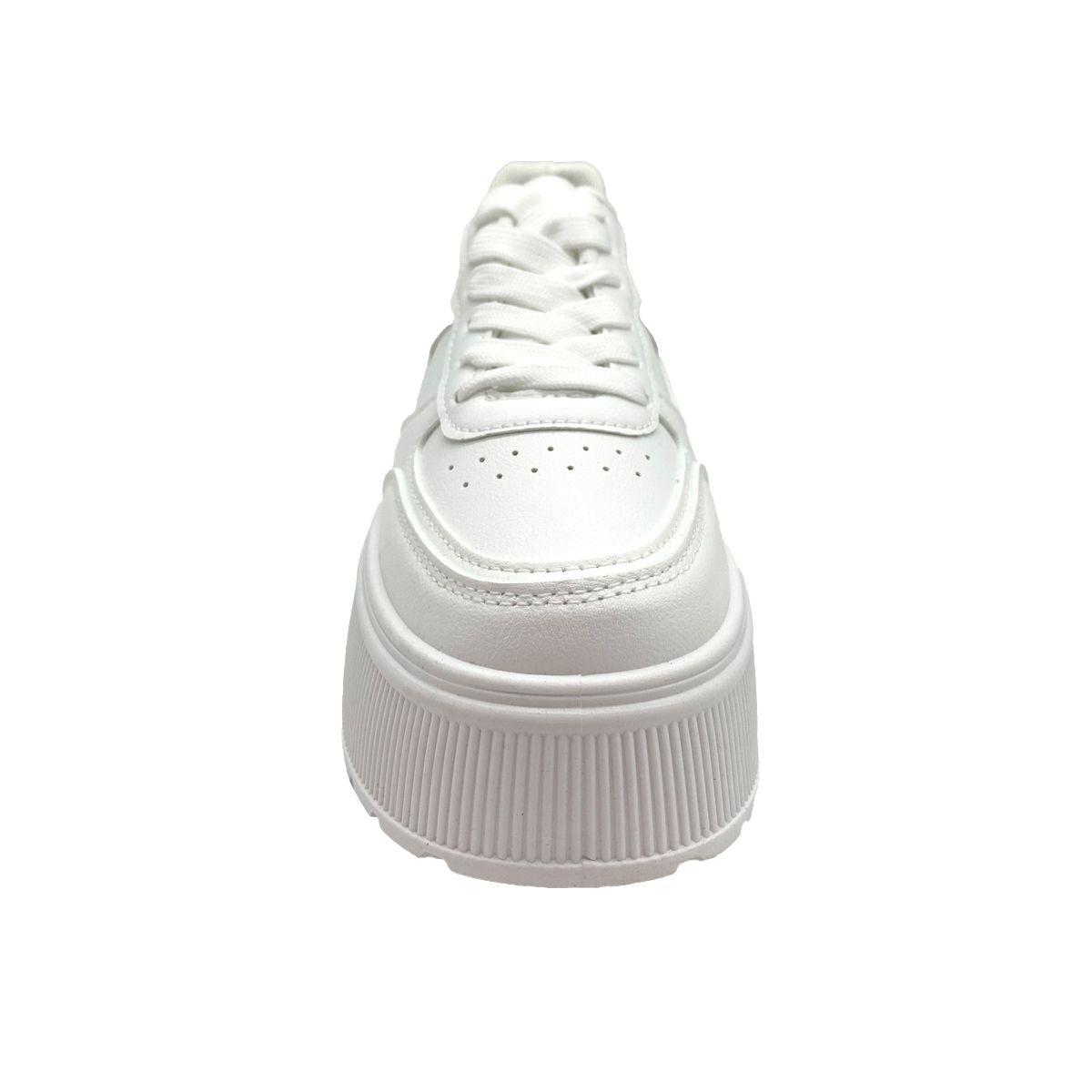 Zapatilla plataforma Mujer Blanco ZB062-2