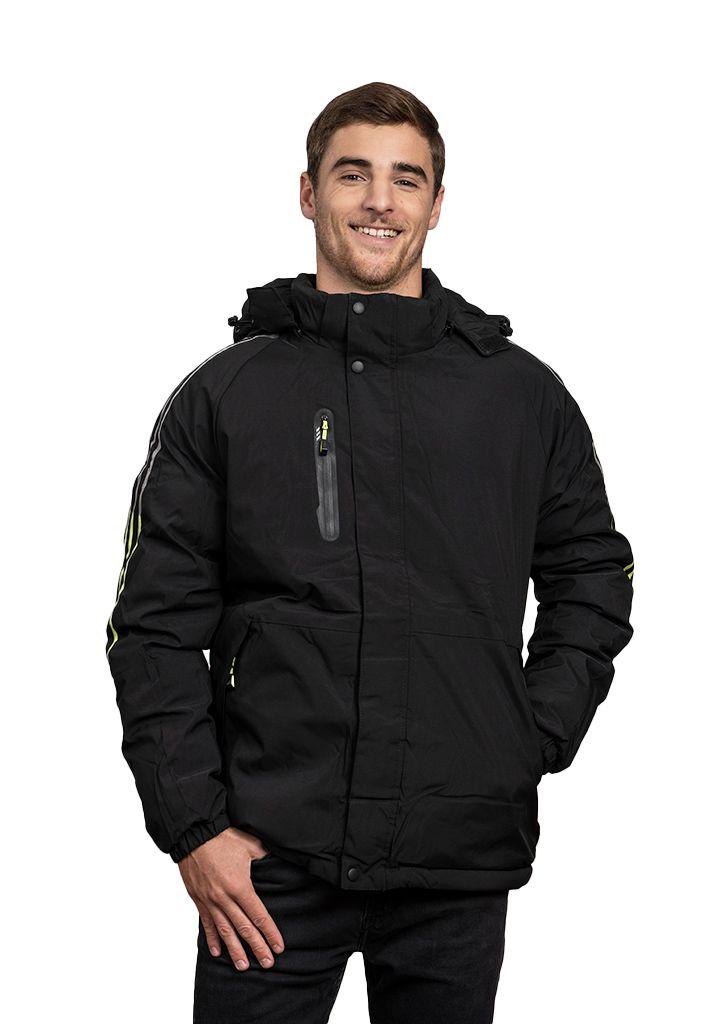 Parka reversible CHG70 Negro-Verde-0