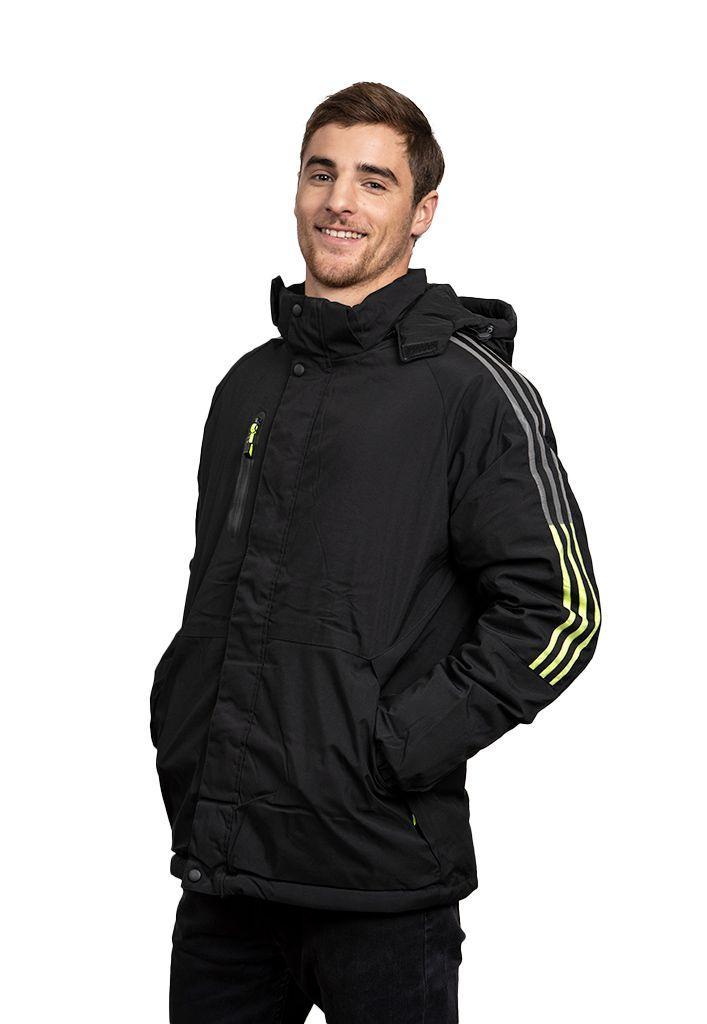 Parka reversible CHG70 Negro-Verde-1