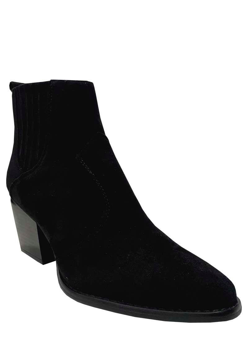 Botin Gamuza Ecológica ZAZ55 Negro-1