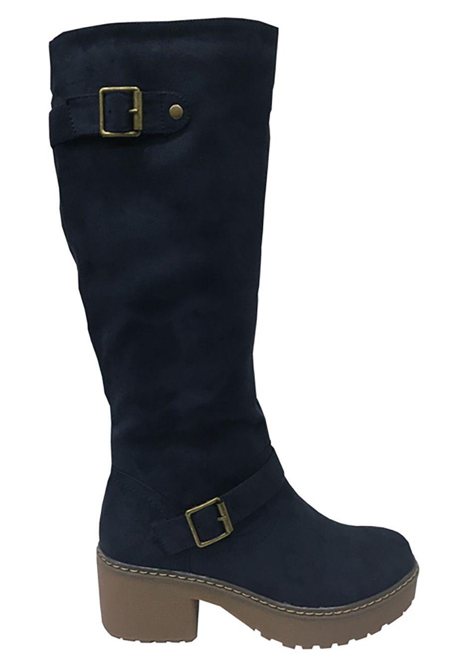 Bota Gamuza Ecológica  ZAV19 Navy-0