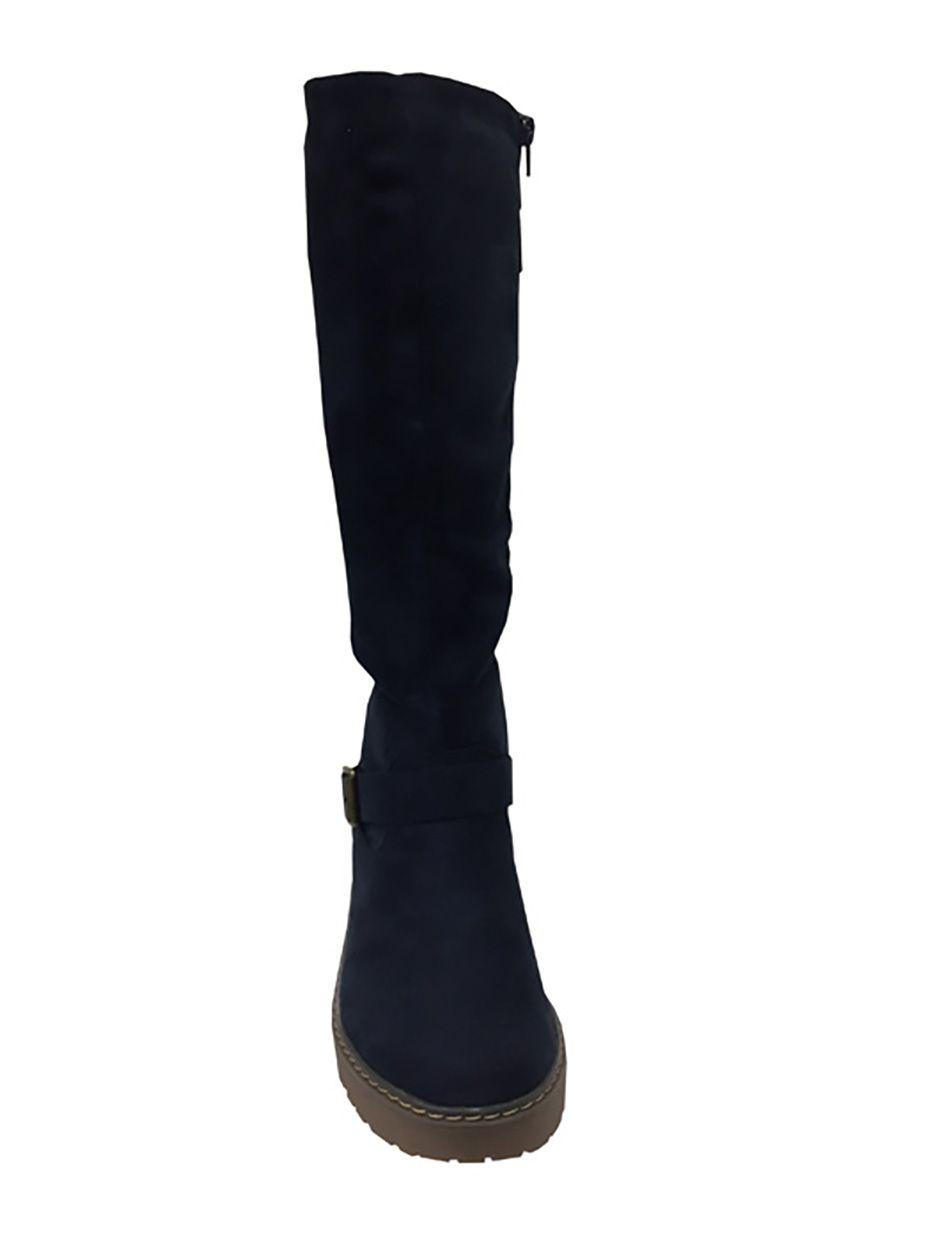 Bota Gamuza Ecológica  ZAV19 Navy-2