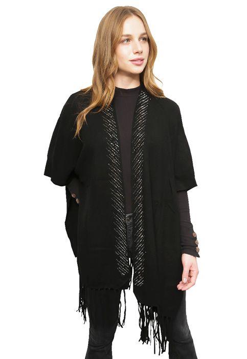 Poncho PO036 Negro-1