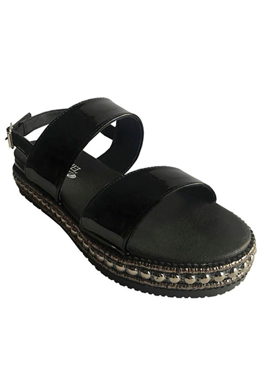 Sandalia Ecocuero ZAY66 Negro-1