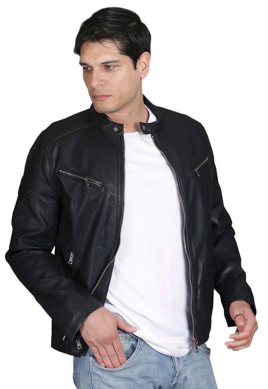 Chaqueta Ecocuero CHF51 Negro-1