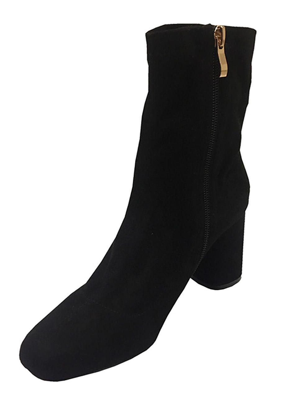 Botín Gamuza Ecológica ZAV61 Negro-3