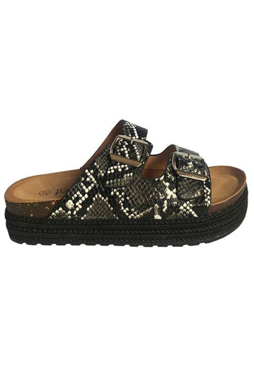 Sandalia Ecocuero ZAY35 Snake Black-0