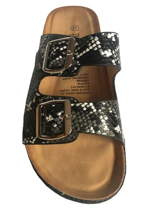 Sandalia Ecocuero ZAY35 Snake Black-2