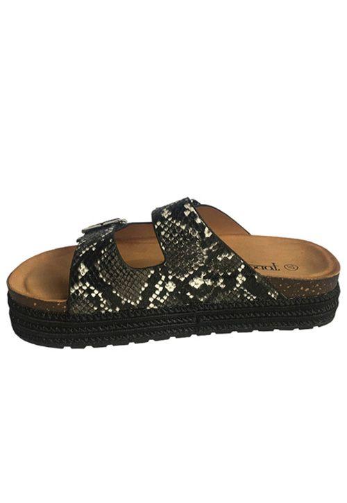 Sandalia Ecocuero ZAY35 Snake Black-4