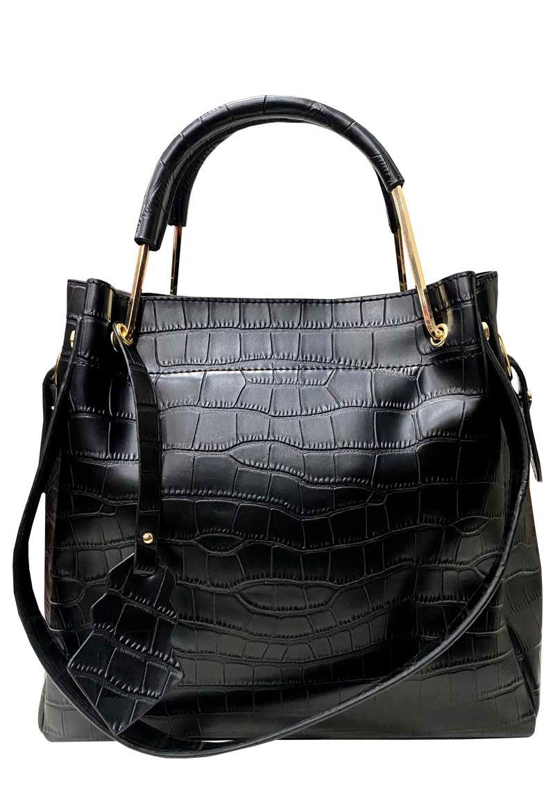 Cartera Cuero Ecológico CRM87 Negro-0