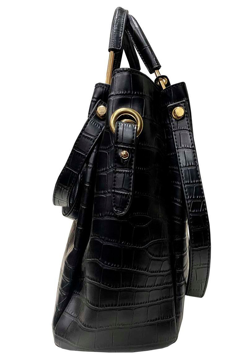 Cartera Cuero Ecológico CRM87 Negro-1