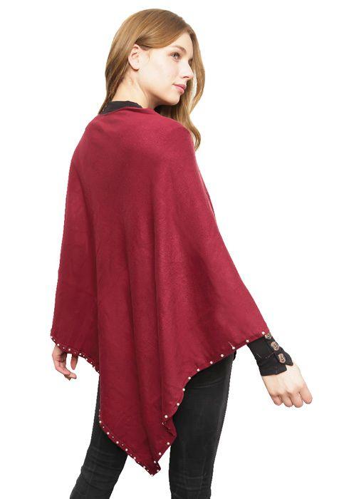 Poncho PO035 Burdeo-2