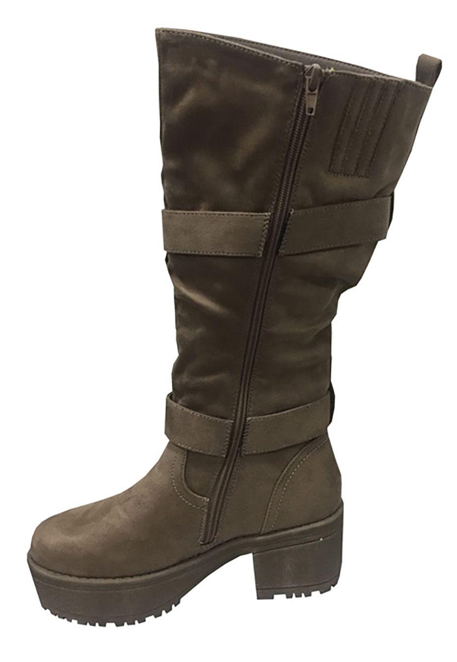 Bota Gamuza Ecológica ZAV22  Nude-4