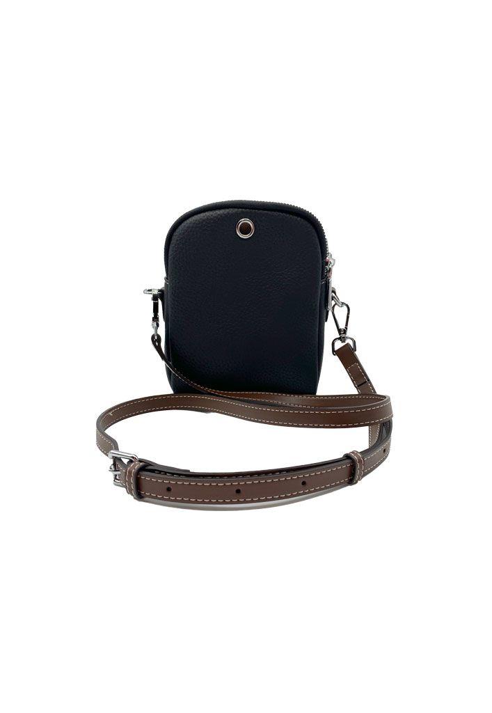 Cartera Ecocuero Negro CRU88-3