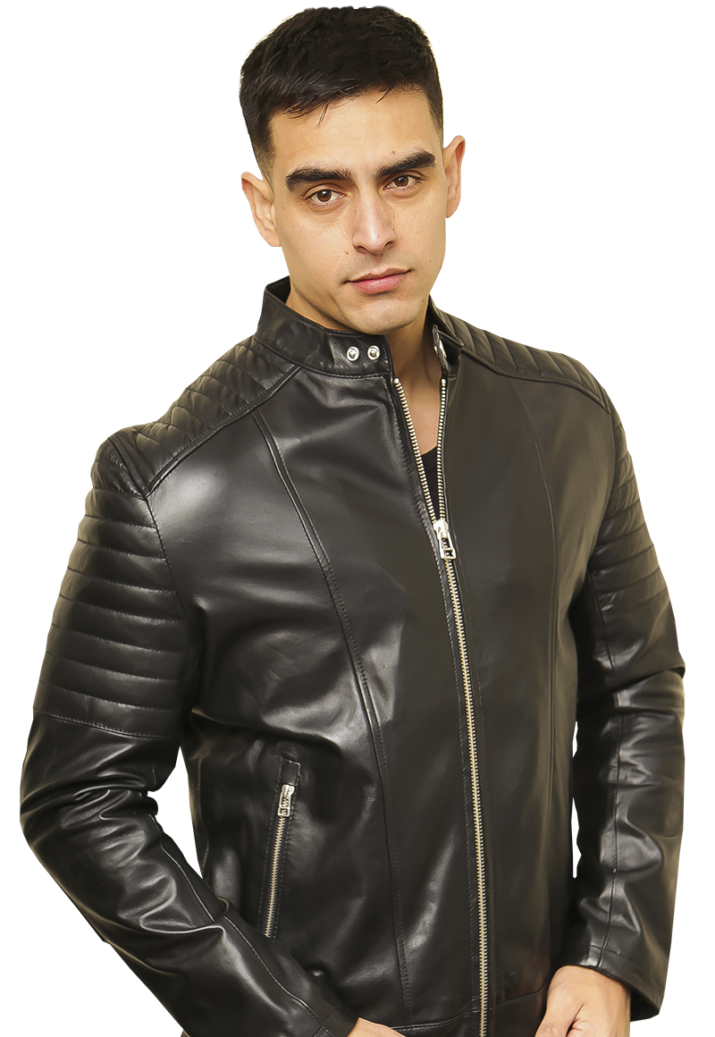 Chaqueta Cuero CHG17 Negro-0
