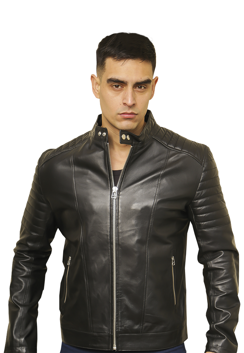Chaqueta Cuero CHG17 Negro-1