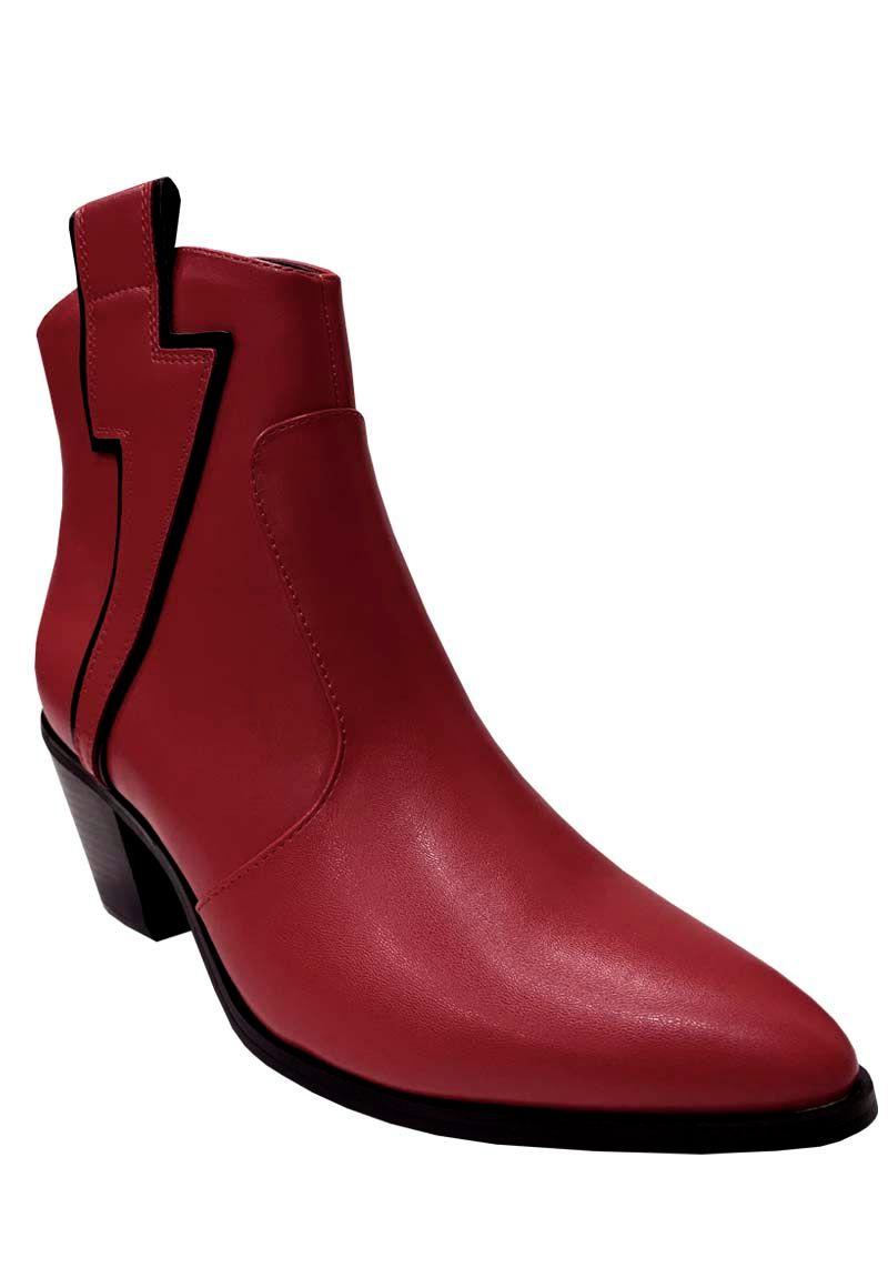 Botin Ecocuero ZAZ58 Rojo-1