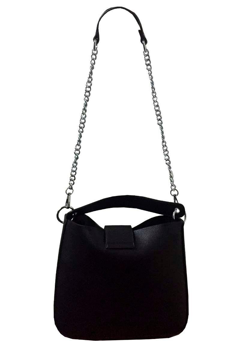 Cartera Cuero Ecológico CRO54 Negro-1