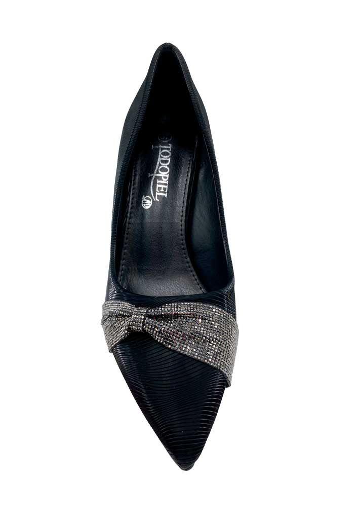 Zapato de taco Ecocuero ZB013 Negro-2