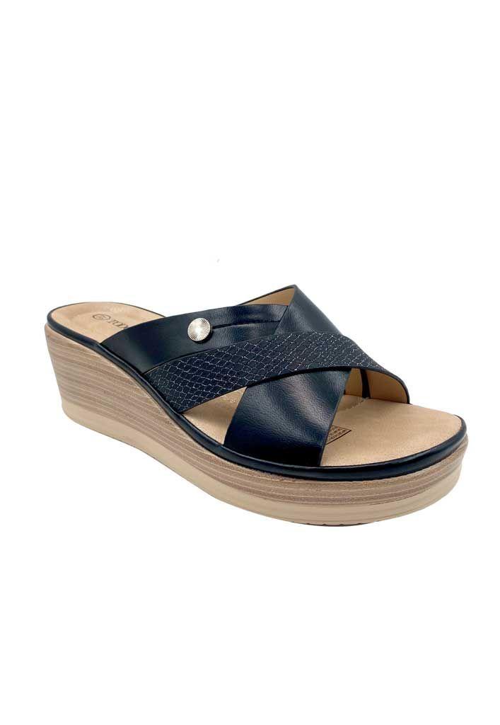 Sandalia Mujer Negro ZB030-1