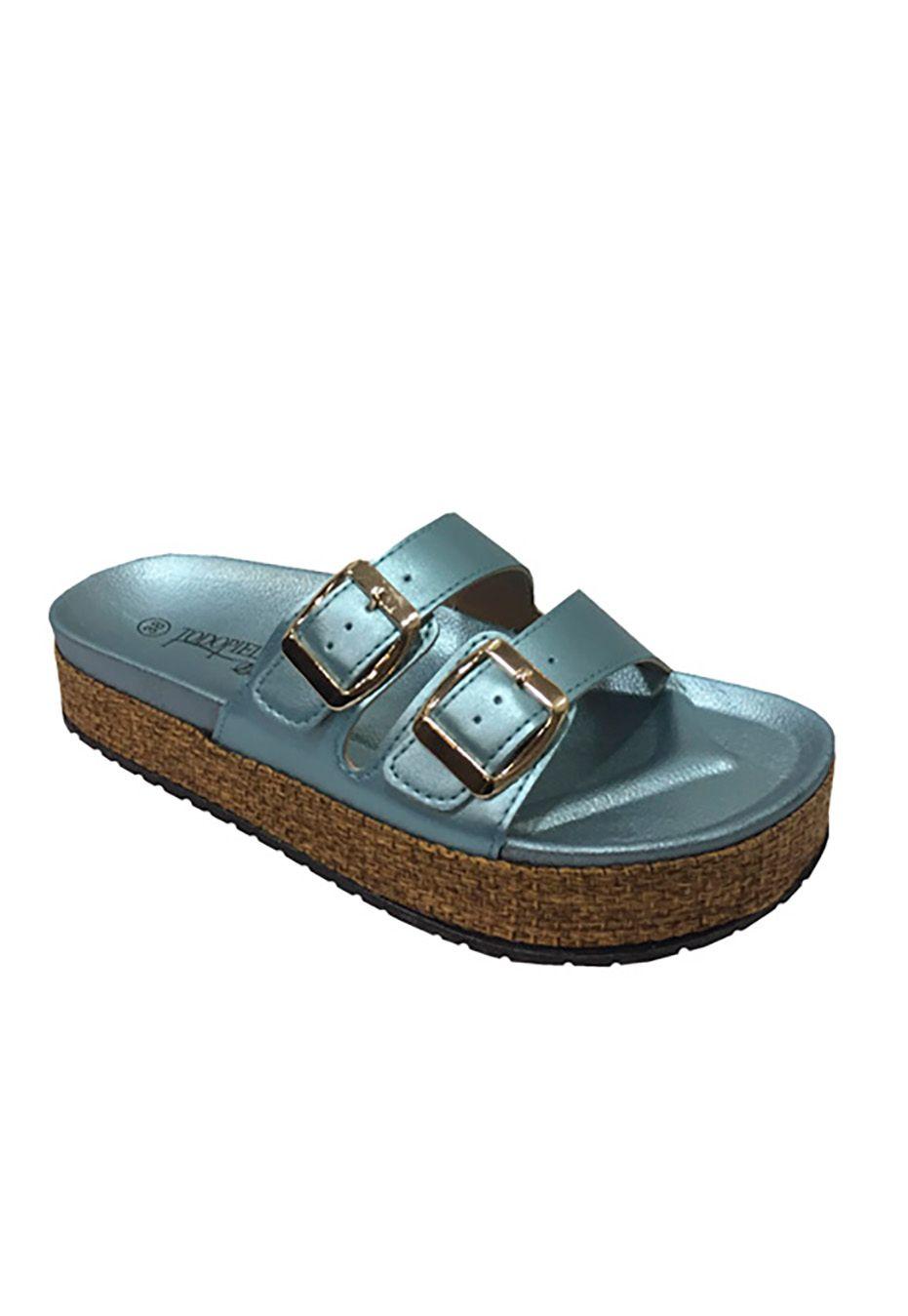 Sandalia Ecocuero ZAU77 Celeste-1