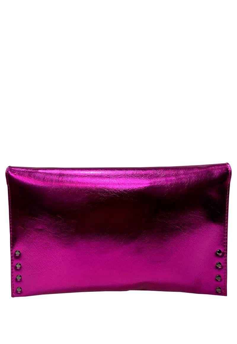 Cartera Cuero Ecológico CRS11 Fucsia-2