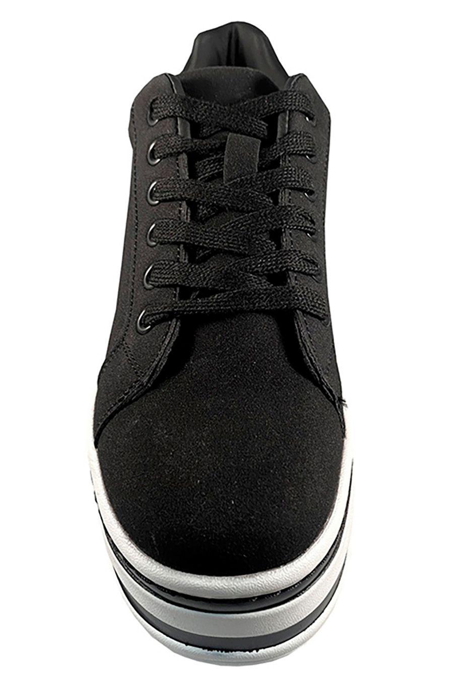 Zapatilla Gamuza Ecológica ZAX45 Negro-2
