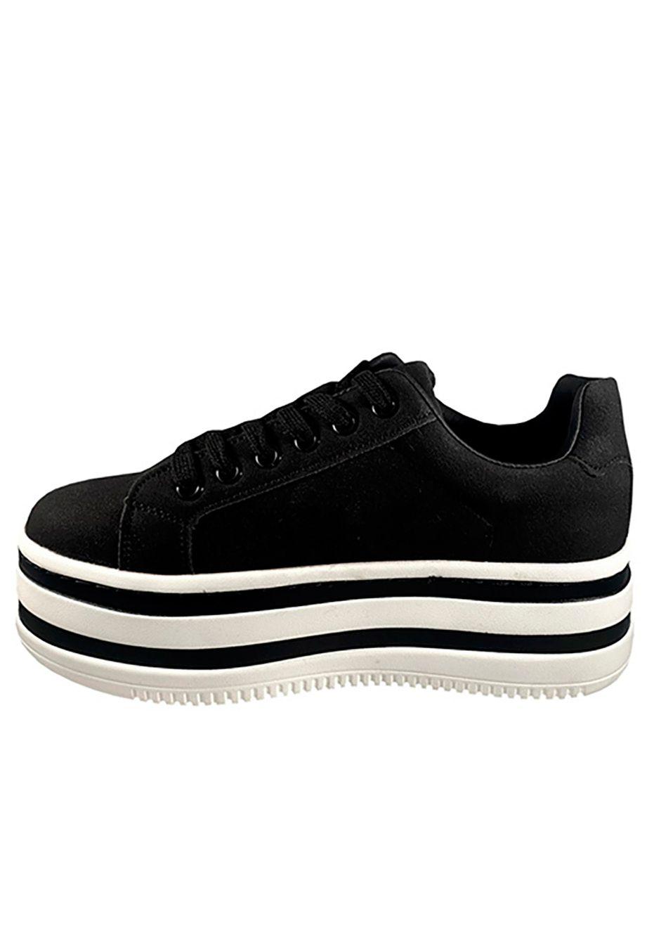 Zapatilla Gamuza Ecológica ZAX45 Negro-4