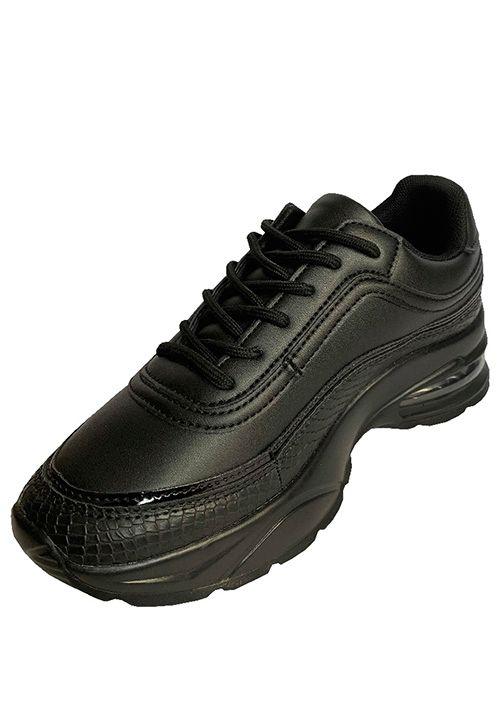 Zapatilla Ecocuero ZAY73 Negro-3