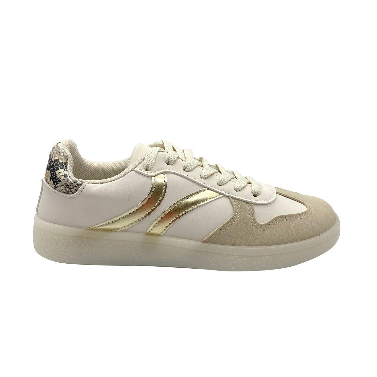 Zapatilla Mujer Dorado ZB060-0