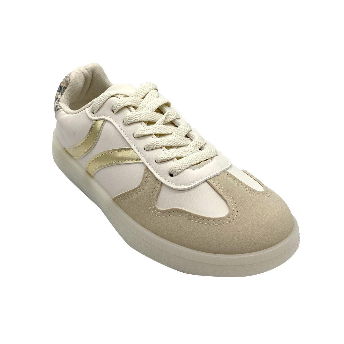 Zapatilla Mujer Dorado ZB060-1