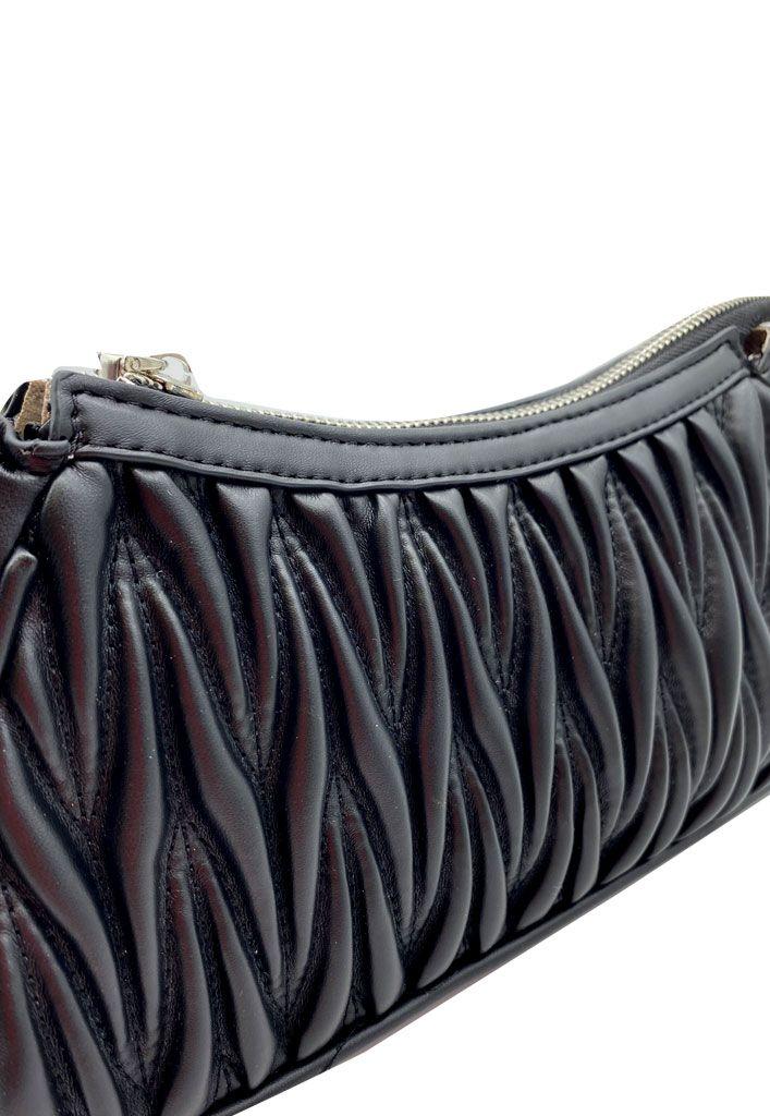 Cartera de fiesta Ecocuero Negro CRU73-3