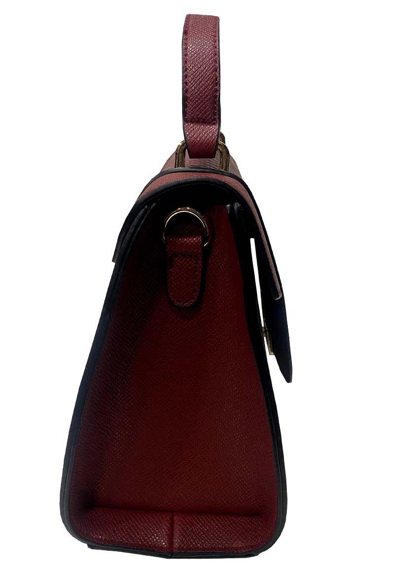 Cartera Cuero Ecológico CRT47 Burdeo-1