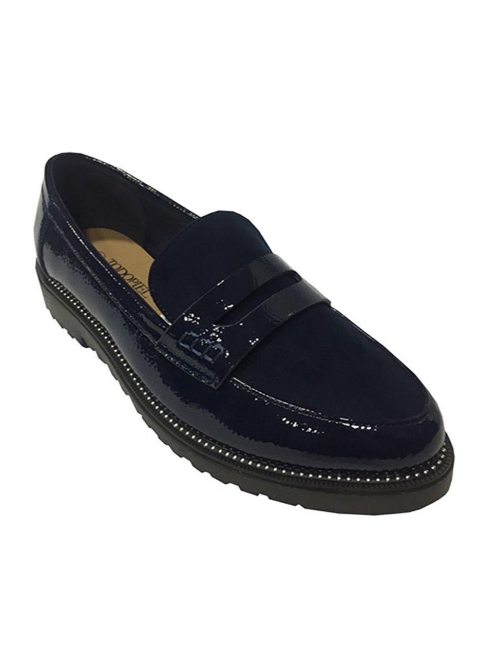 Mocasín Ecocuero ZAW67 Navy-1