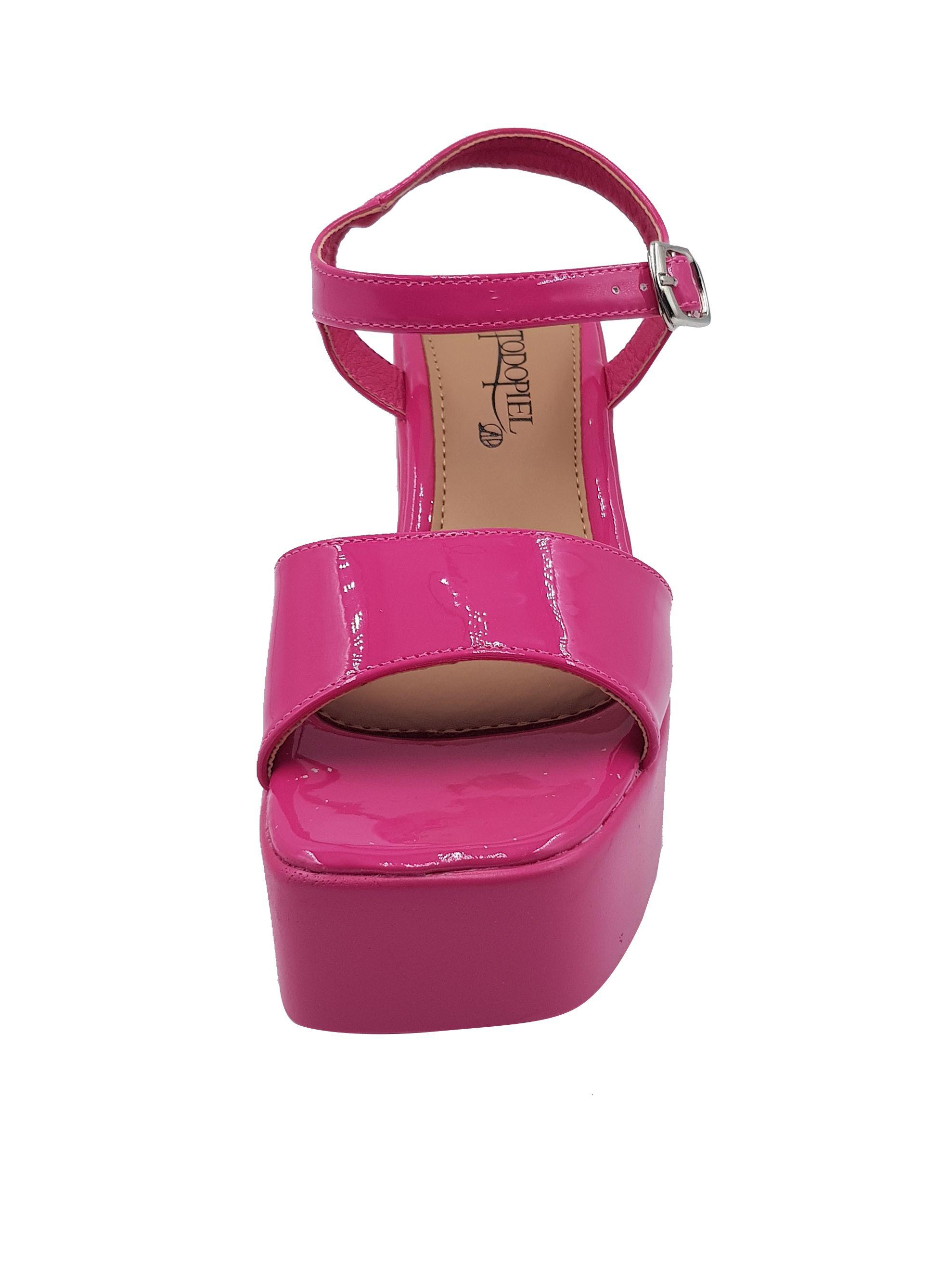 Sandalia Ecocuero ZAZ79 Fucsia-2
