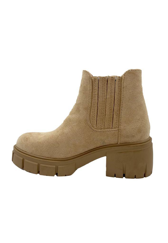 Botin Mujer Beige ZB044-3