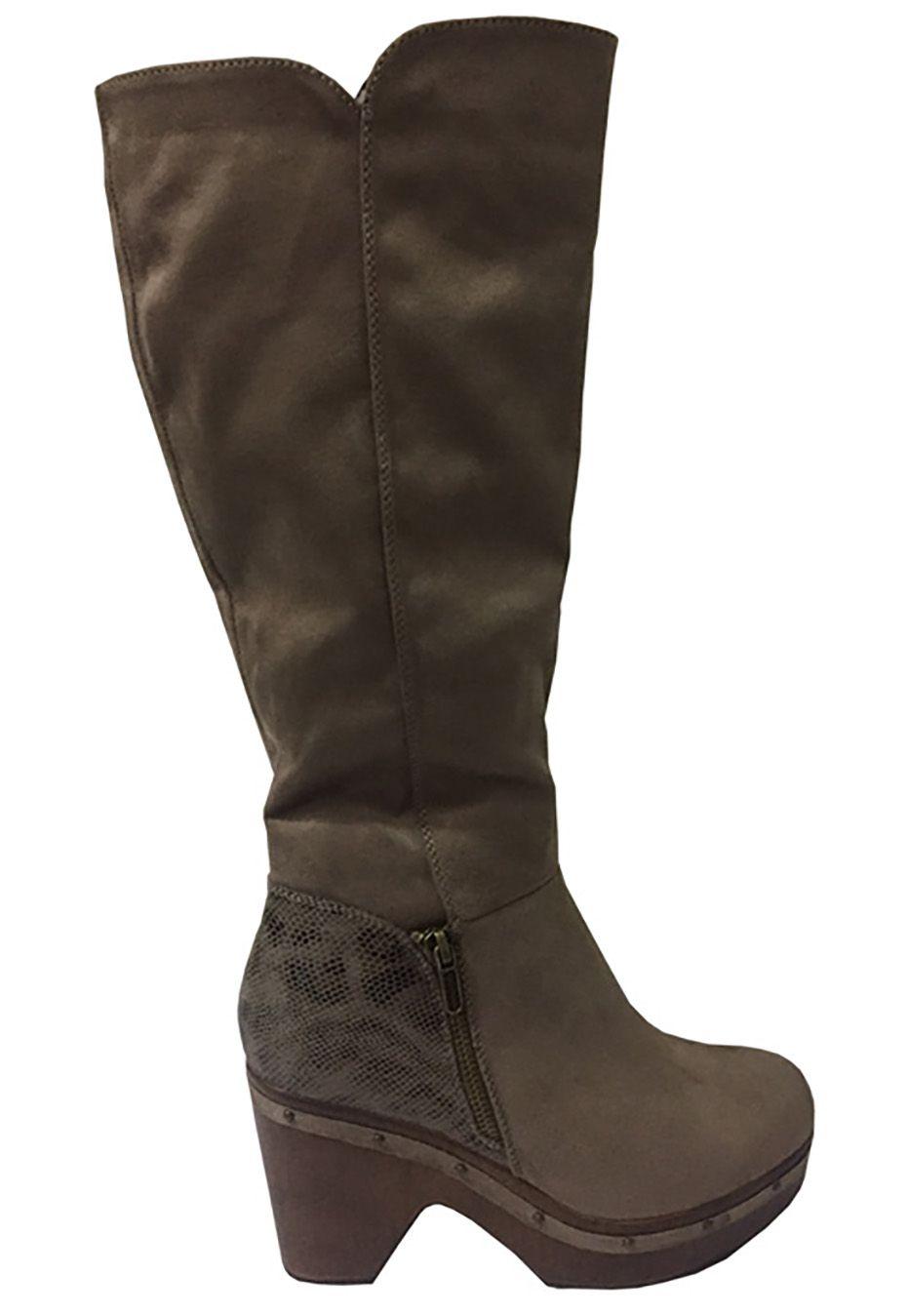 Bota Gamuza Ecológica ZAV28 Nude-0